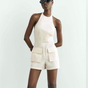 Zara cargo romper